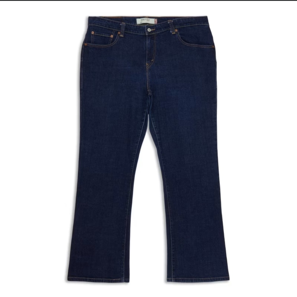 Levi's Women's 515 Boot Cut Jeans - Dark Blue EUC